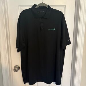 GCSAA Nike Golf Dri-Fit Short Sleeve Polo Shirt Black XXL